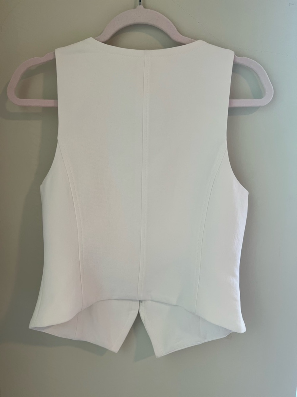 Aritzia Attire Vest- Crepette in Light Birch - Picture 2 of 7